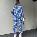 ๐พ STYLISH ZEBRA PRINT 3PCS CO-ORD SET ๐พ TRENDY GOWN & TROUSERS