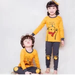 Kids - Yellow and Grey Pooh Print Kids Wear