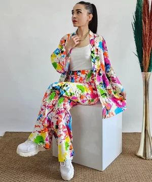 Spectrum Chic: Colorful Co-ord Set 🌈✨