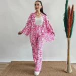 Women's Multi-Color Geometric Print 3-Piece Set