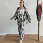 Women's Multi-Color Geometric Print 3-Piece Set