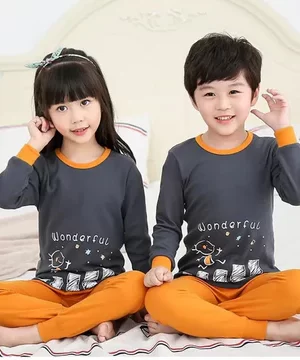 Wonderful Cartoon Print Kids Wear