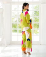 π Chic Harper Print Lawn Cotton Set π Stylish Full-Sleeve Top & Trousers